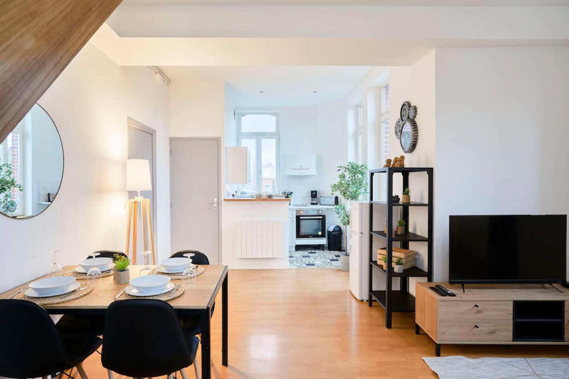 Locationstourcoing - Le Duplex Apartment Exterior photo